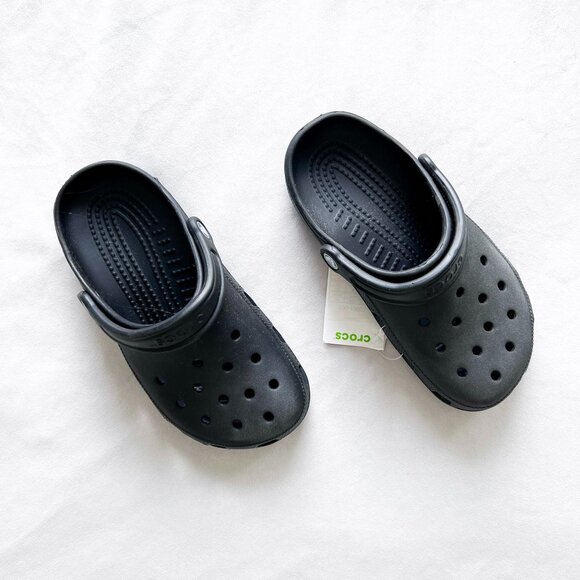 Crocs Classic Clogs  Black Shoes W6 - Picture 1 of 4
